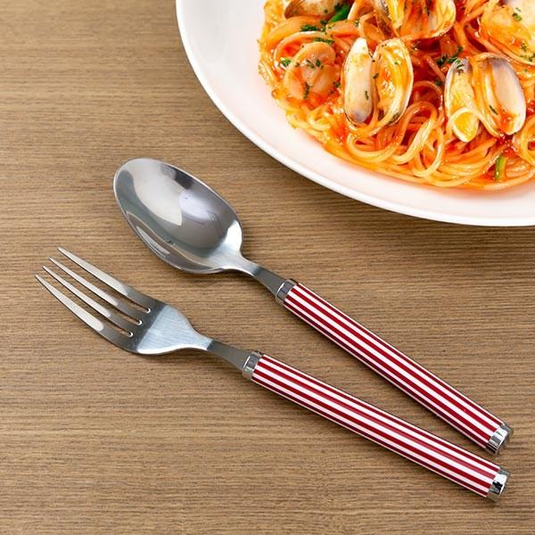 パール金属 スプーン フォーク 大 セット 2本入り ステンレス