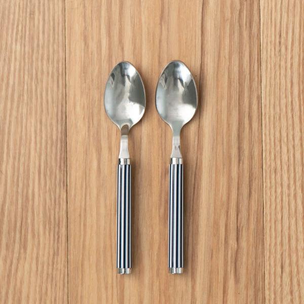 パール金属 スプーン 小 セット 2本入り ステンレス ストライプ パール金属 スプーン 小 セット 2本入り ステンレス ストライプ