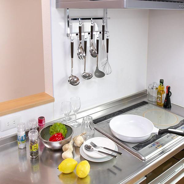 ヨシカワ キッチンツールフック キッチン収納 レンジフード 幅34cm