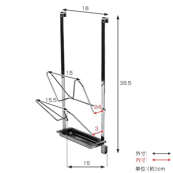 鍋フタラック キッチン収納 レンジフード スチール製 （ 鍋蓋ラック 鍋蓋収納 吊り下げ収納 ）｜livingut｜02