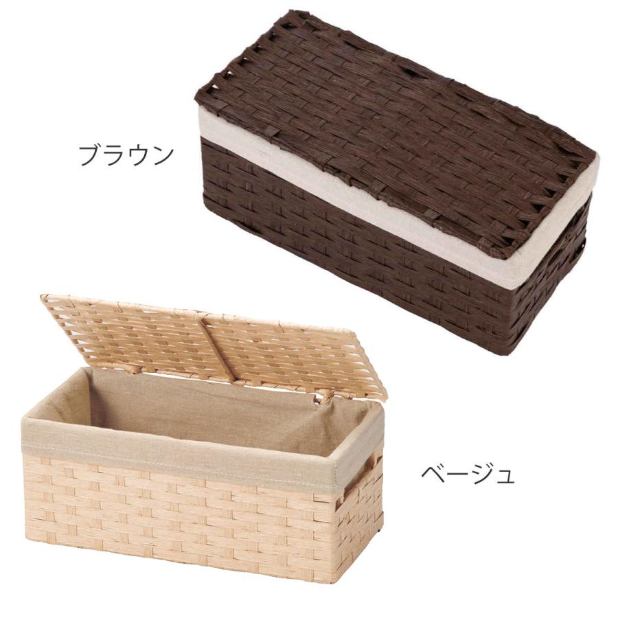ちどり産業 収納 バスケット ペーパーバスケット ふた付き 58-90 ちどり産業 収納 バスケット ペーパーバスケット ふた付き 58-90