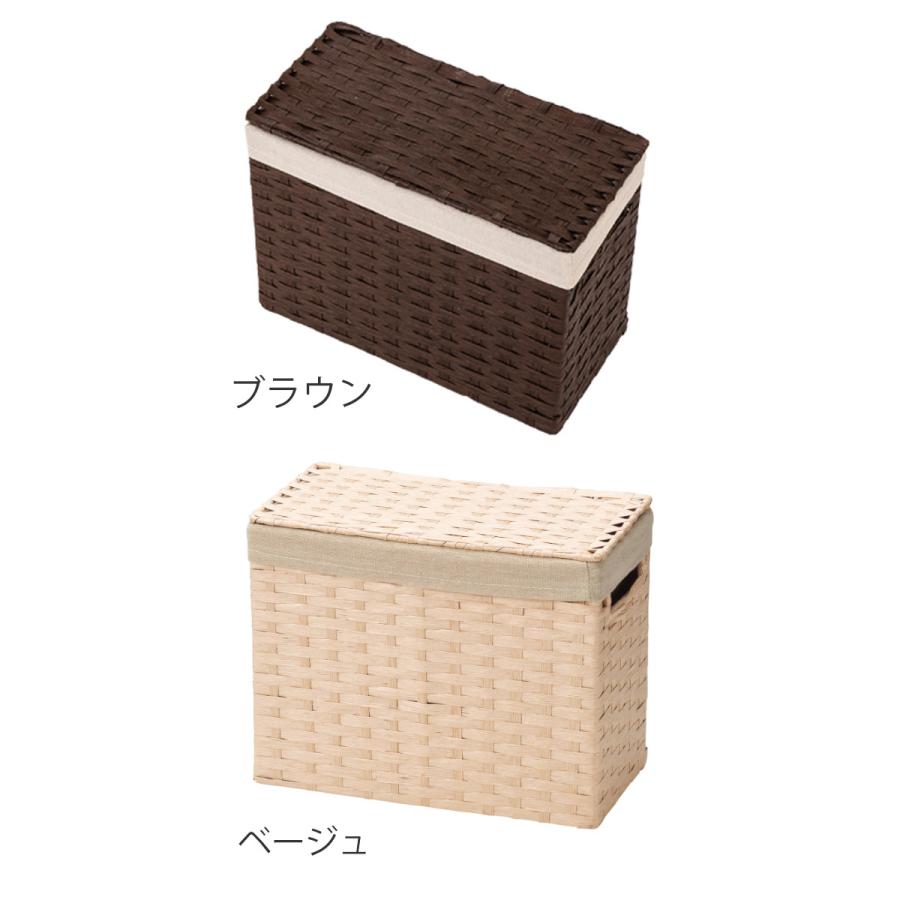 ちどり産業 収納 バスケット ペーパーバスケット ふた付き 58-91 ちどり産業 収納 バスケット ペーパーバスケット ふた付き 58-91