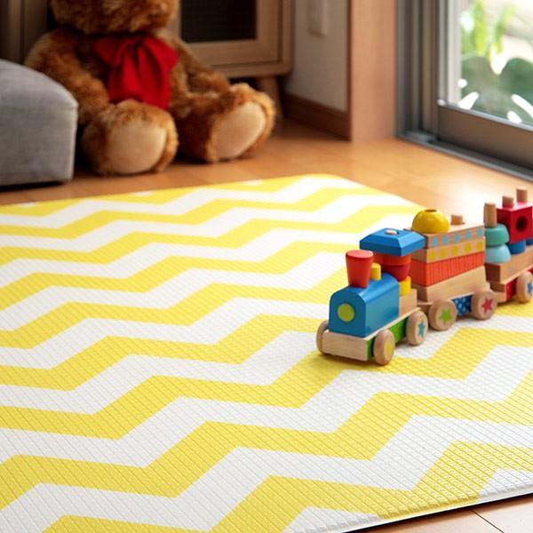 プレイマット 180×130cm ふかふかマット リバーシブル （ フロアマット