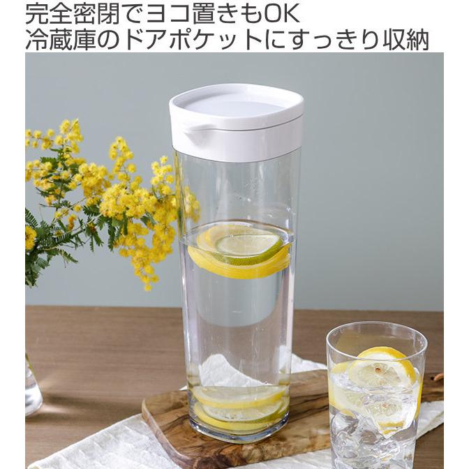 ピッチャー 冷水筒 ドリンクビオ 1 1l 横置き 縦置き 耐熱 麦茶ポット 水差し 冷水ポット ドアポケット リビングート ヤフー店 通販 Yahoo ショッピング