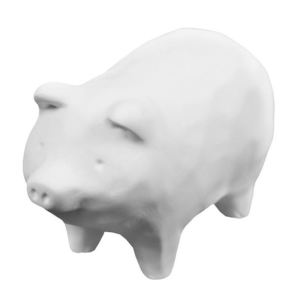 ぶたさんアロマストーン アロマストーン のんびり動物 動物 陶器 （ アロマ 石 素焼き