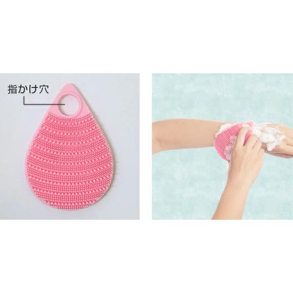 東和産業 ボディブラシ マッサージブラシ シリコンマッサージブラシ