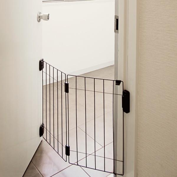 ペットフェンス ウェルカム ドッグフェンス 飛び出し防止 小型犬専用 ドッグゲート 買収 ペットグッズ ペットゲート 開き扉用