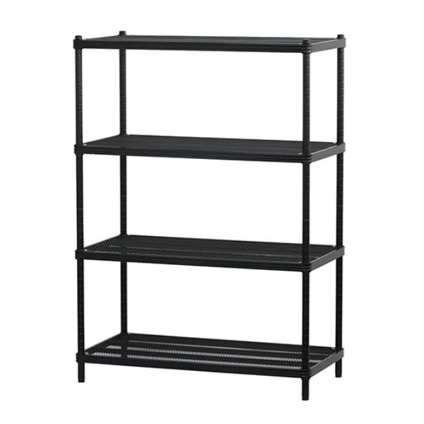 在庫限り・入荷無し）スチールラック 4段 メタルメッシュラック