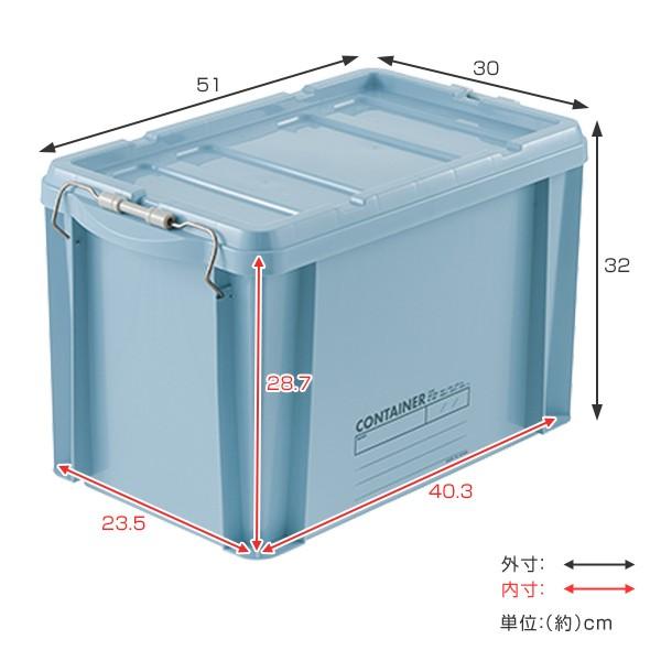 コンテナボックス 蓋付き 30B 収納ボックス コンテナ ボックス 日本製