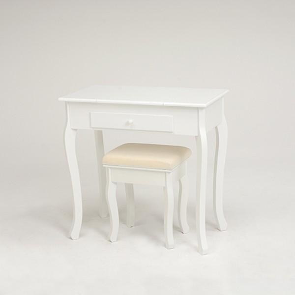 ドレッサーセット スツール付 猫脚 ロマンチック 幅75cm （ ドレッサー