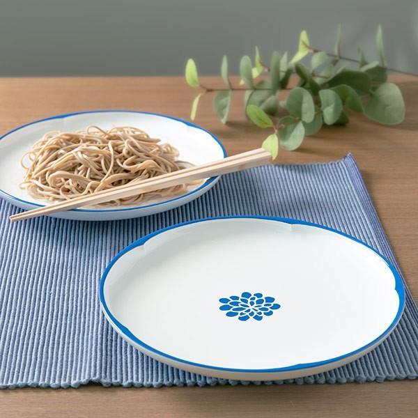 そば皿 22cm いろは 山中塗 プラスチック 同柄3枚セット （ 皿 中皿