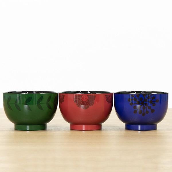 汁椀 370ml 溜いろ 山中塗 プラスチック 同色5個セット （ 食洗機対応