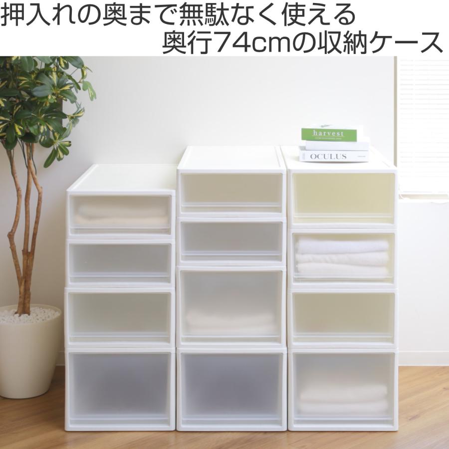 JEJアステージ 収納ケース ストラ 74-L 幅39×奥行74×高さ30cm JEJアステージ 収納ケース ストラ 74-L 幅39×奥行74×高さ30cm