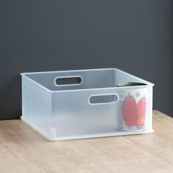 カラーボックス 横置き インナーボックス 収納 1/3 ナチュラ インボックス プラスチック 日本製 2個セット ( 収納ボックス 収納ケース スタッキング )|リビングート PayPayモール店|12