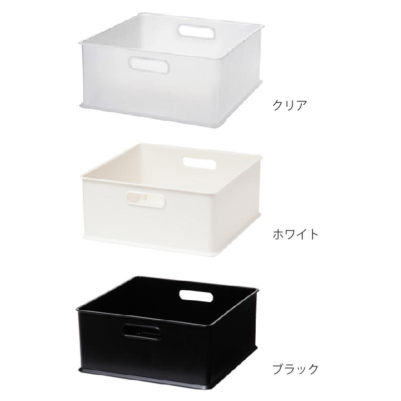カラーボックス 横置き インナーボックス 収納 1/3 ナチュラ インボックス プラスチック 日本製 2個セット ( 収納ボックス 収納ケース スタッキング )|リビングート PayPayモール店|03