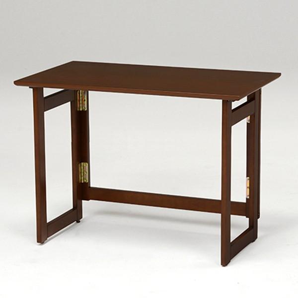 折りたたみテーブル 高さ65cm キャスター付 収納 テーブル