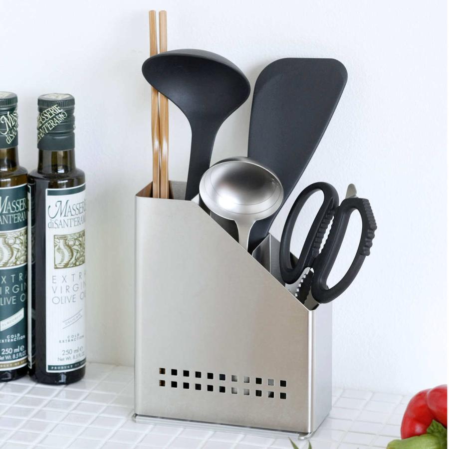 下村企販 キッチンツールスタンド 外して洗えるツールスタンド