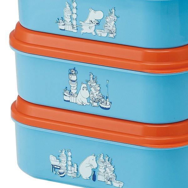 MOOMIN（ムーミン） お弁当箱 3段 取り皿付き ランチボックス
