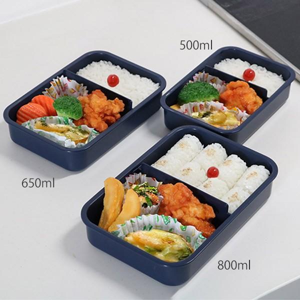 お弁当箱 1段 まるごと冷凍弁当 500ml ランチボックス 保存容器 （ 弁当箱 作り置き レンジ対応 食洗機対応 シンプル 一段 仕切りつき ）｜livingut｜10