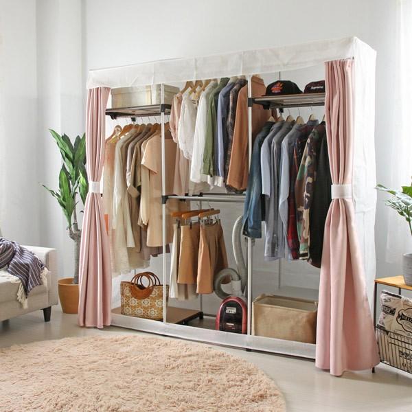 壁面クローゼットハンガー 180cmタイプ （ ハンガーラック ワード