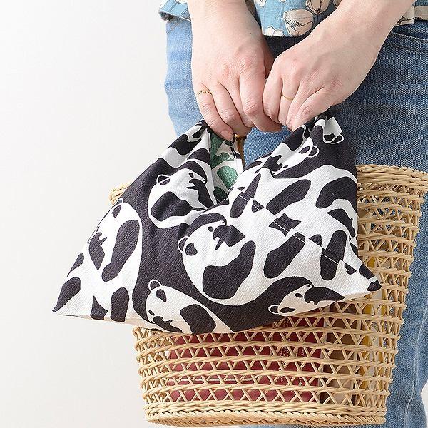 あずま袋 ランチバッグ Finlayson mini東袋 AJATUS パンダ 日本製