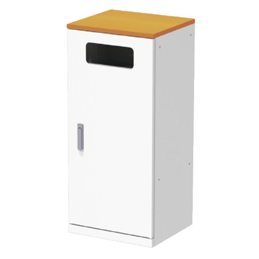 ぶんぶく（BUNBUKU） カウンター 木目柄天板 業務用ゴミ箱 69.9L 一般