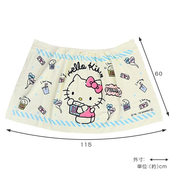 sanrio（サンリオ） ラップタオル 巻きタオル M寸 マキM ハローキティ