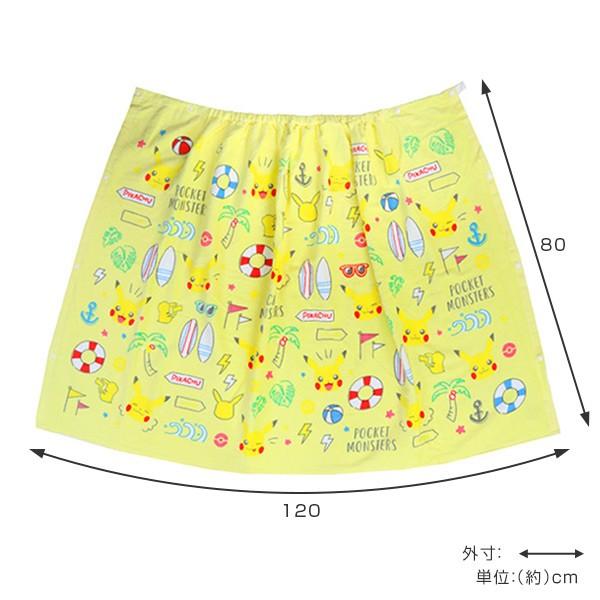 ラップタオル 巻きタオル L寸 マキL ポケモン ピカピカサマー