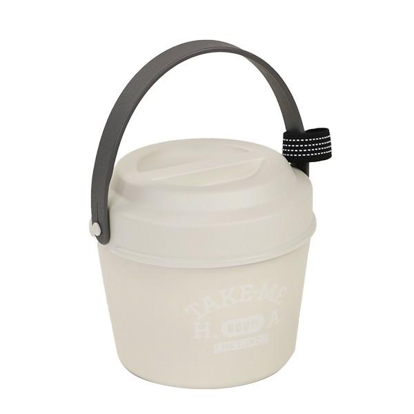 お弁当箱 2段 バケツ型 600ml テイクミー 丼 （ 弁当箱 バンド付