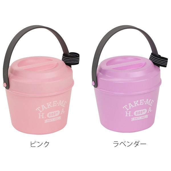 お弁当箱 2段 バケツ型 600ml テイクミー 丼 （ 弁当箱 バンド付