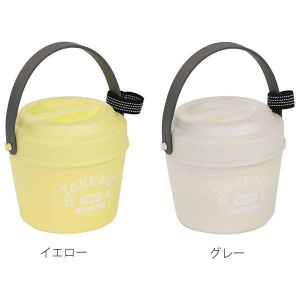 お弁当箱 2段 バケツ型 600ml テイクミー 丼 （ 弁当箱 バンド付