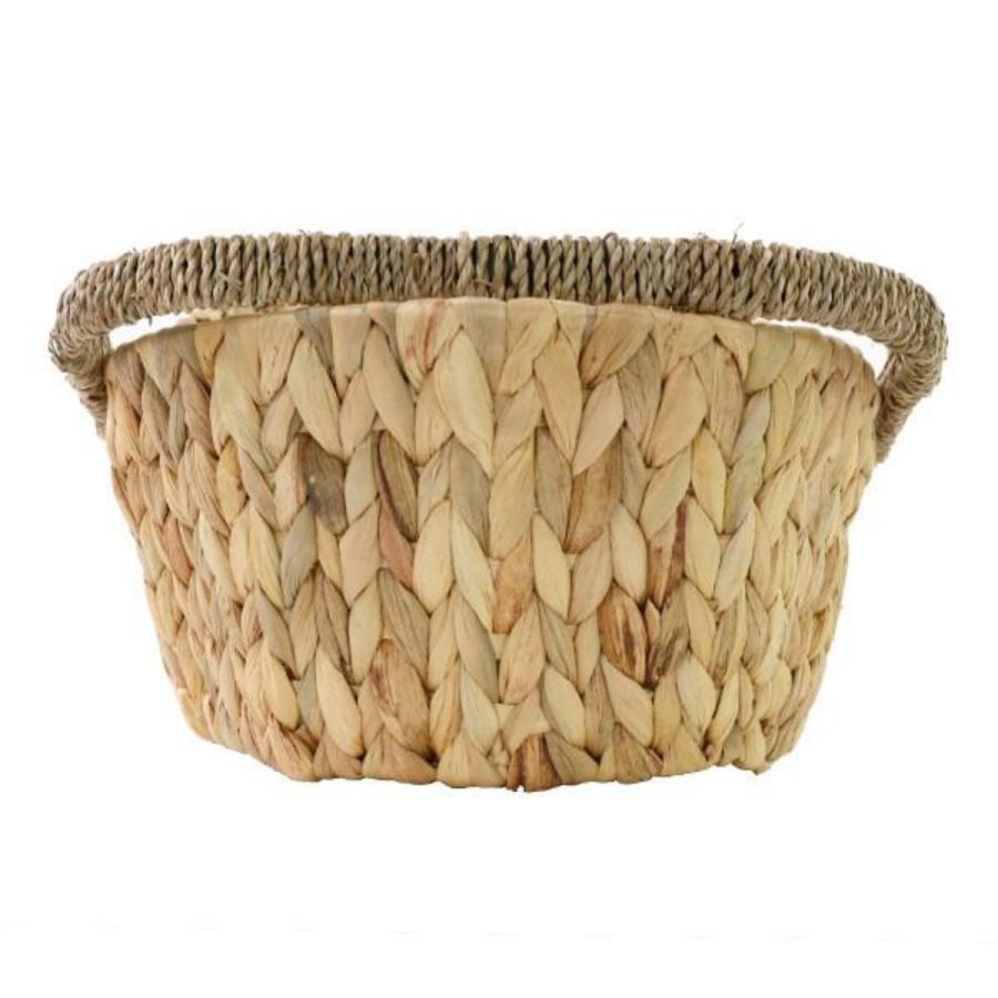 ちどり産業 収納 バスケット ウォーターヒヤシンスト 楕円形 持ち