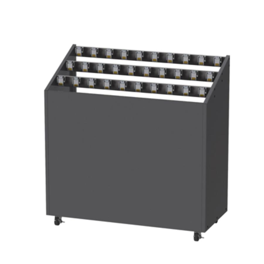 ぶんぶく（BUNBUKU） 業務用傘立て 30本用 カギ付 シリンダー錠タイプ