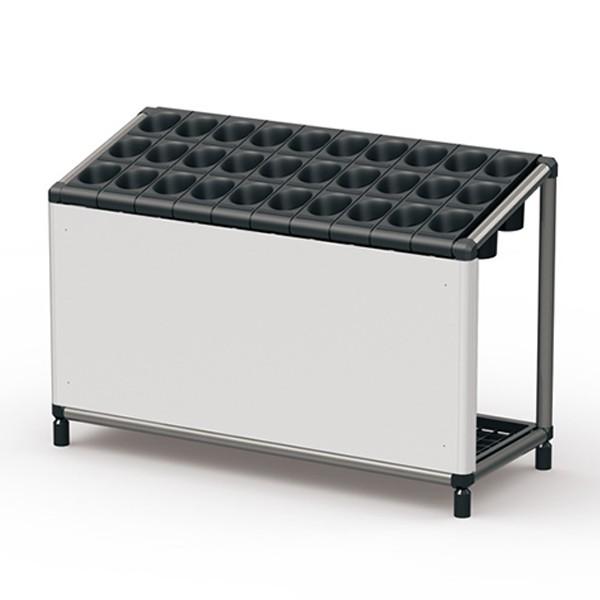 ぶんぶく 傘立て 業務用 スリーブ式アンブレラスタンド 幕板付