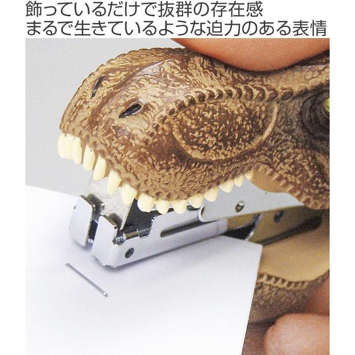 ステープラー 文房具 ヴェロキラプトル 恐竜 ステーショナリー （ 文具