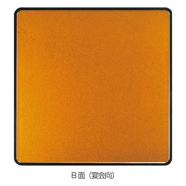 お膳 政宗膳 両面タイプ 足付 朱渕黒 蔦絵 梨地 天黒 業務用 （ 御膳