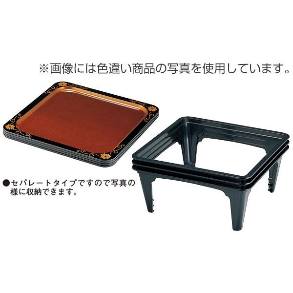 お膳 将軍本膳 片面タイプ 足付 朱干漆 紋唐草 本膳 業務用 （ 本膳