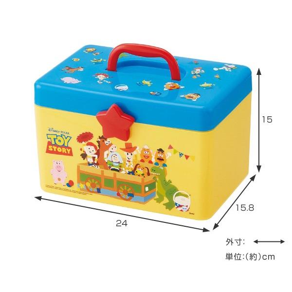 Disney（ディズニー） 収納 ボックス 持ち手付きボックス トイ