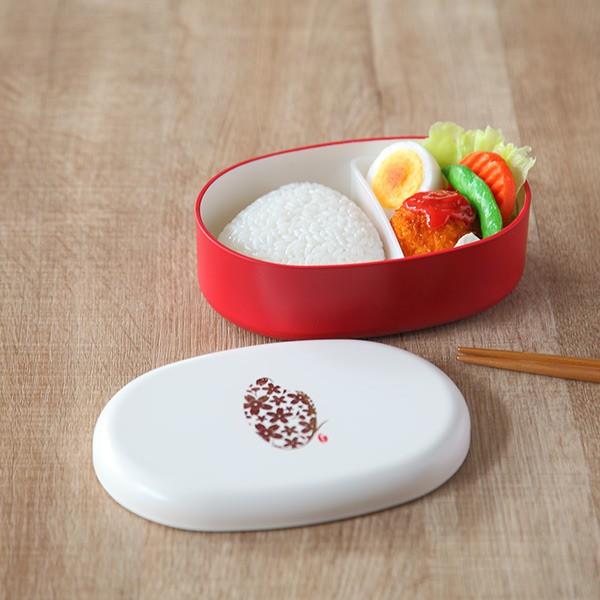 お弁当箱 1段 米もん 480ml 小判型 （ ランチボックス レンジ対応 食洗