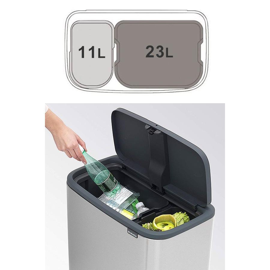 brabantia（ブラバンシア） ゴミ箱 Boタッチビン FFPマット 11L 23L