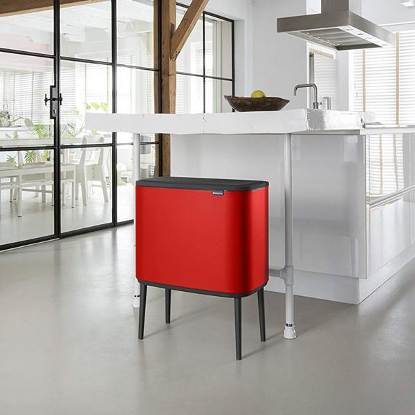 Brabantia ブラバンシア Boタッチビン 11L×3　 ゴミ箱 brabantia（ブラバンシア） ゴミ箱 3×11L Boタッチビン （ ごみ箱