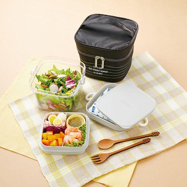 THERMOS（サーモス） お弁当箱 2段 保冷サラダコンテナー 810ml DJR