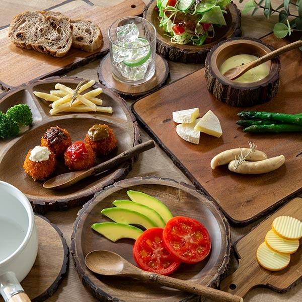 カッティングボード 39×18cm L Konoka 木製 アカシア サービング