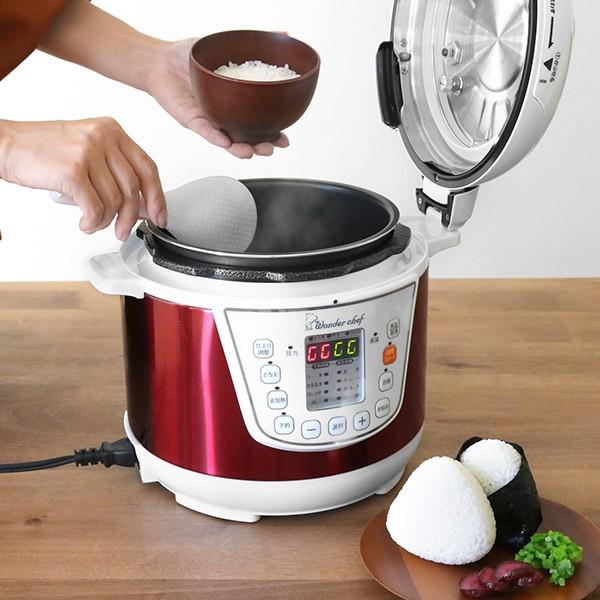 電気圧力鍋 3L ラクラク調理 ネット限定 Wonder chef ワンダーシェフ 圧力鍋 （ 電気式 圧力なべ 圧力式電気鍋 ）｜livingut｜19