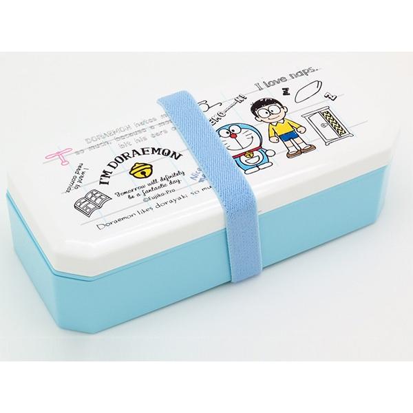 お弁当箱 2段 松花堂弁当箱 箸付き ドラえもん 600ml （ 子供 食洗機