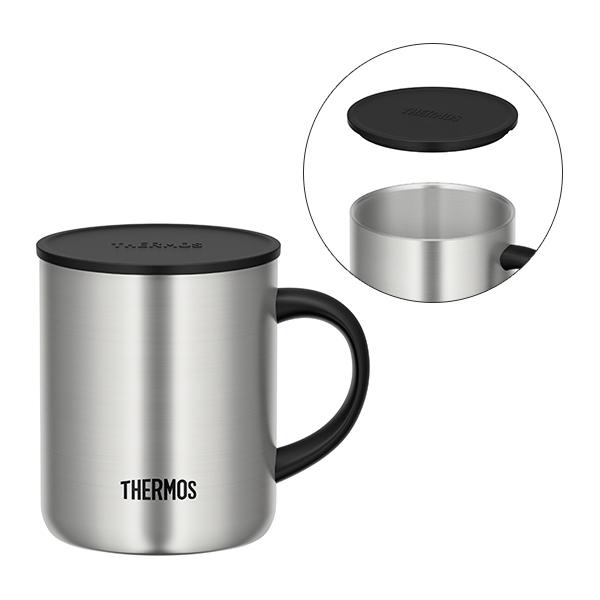 THERMOS（サーモス） マグカップ 350ml 真空断熱 フタ付き ステンレス