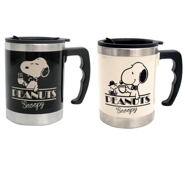 SNOOPY（スヌーピー） マグカップ 400ml ステンレス 保温 保冷 ふた