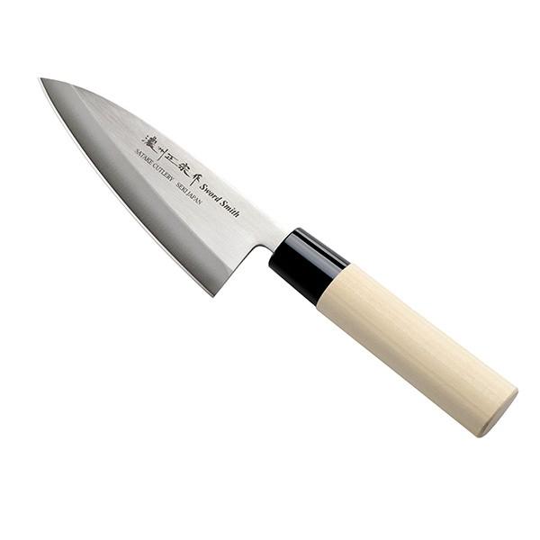 出刃包丁 13.5cm 濃州正宗 日本製 ステンレス 白木柄 ( 出刃 出刃包丁 13.5cm 濃州正宗 日本製 ステンレス 白木柄 ( 出刃