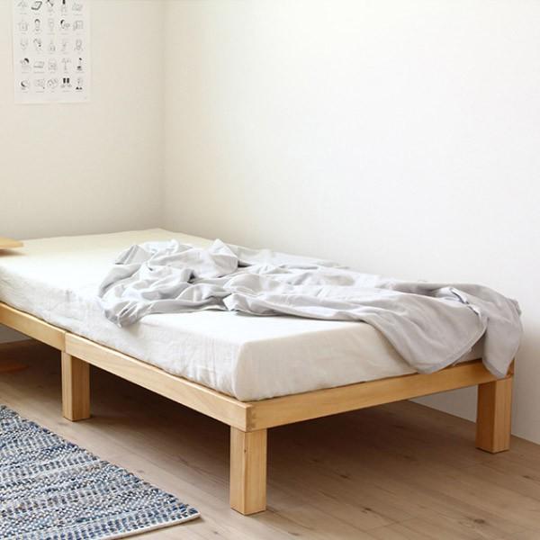 ソースコード ベッド 桐 すのこベッド シングル 高さ45cm Homecoming 天然木 木製 （ 国産 すのこ シングルベッド ）