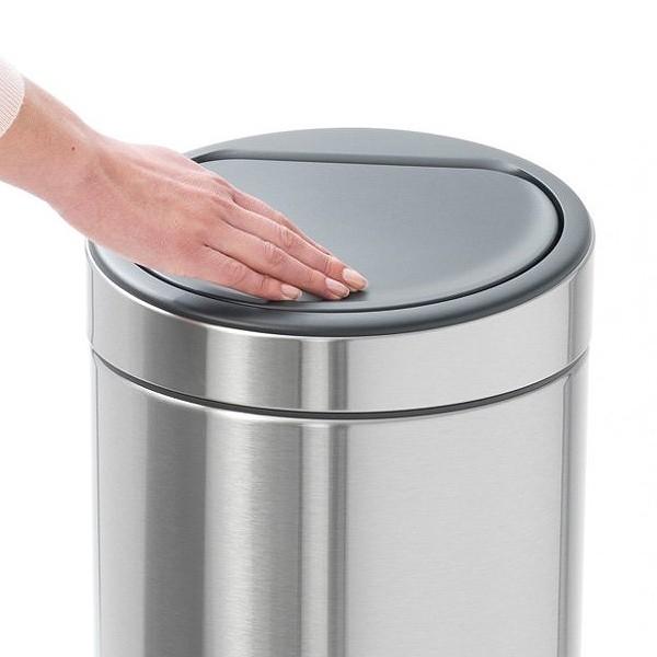 Brabantia ブラバンシア ダストボックス ゴミ箱 23-30L brabantia（ブラバンシア） ゴミ箱 タッチビン 30L FPPマットスチール